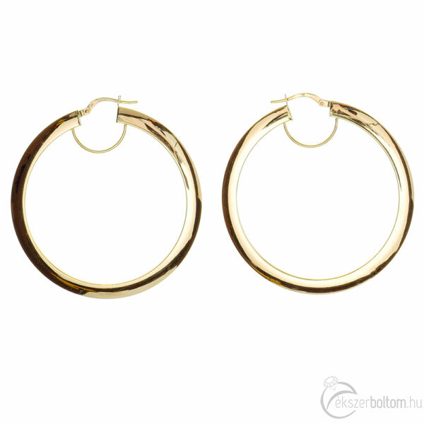 14 karátos arany karika fülbevaló